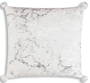 Rami Silver PomPom Pillow