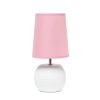 Studded Texture Ceramic Tabletop Lamp, Pink