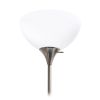 Brushed Nickel Floor Lamp with Reading Light