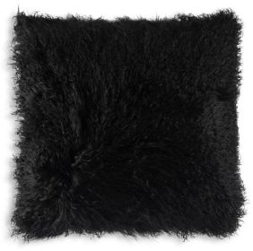 Luna Black Fur Pillow