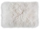 Luna Ivory Fur Lumbar Pillow