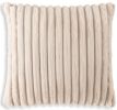 Lux Beige Fur Pillow