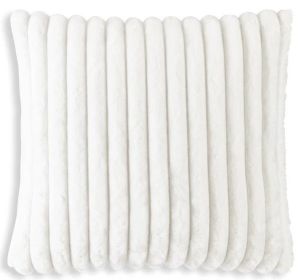 Lux White Fur Pillow