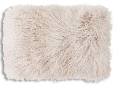 Luna Light Beige Fur LunbarPillow