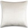 Maya White Silver Euro Sham