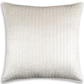 Maya White Silver Euro Sham