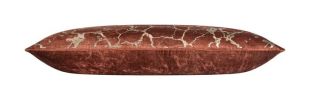 Mila Crackle Abstract Rust Gold Pillow