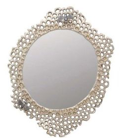 Honeycomb Bee Mirror – Gold