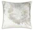 Mira Starburst Grey Velvet Pillow