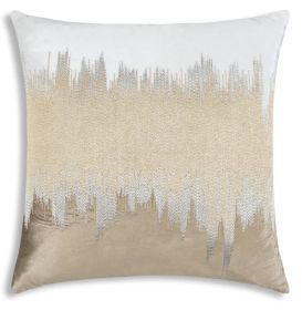 Mira Ivory Beige Velvet Pillow