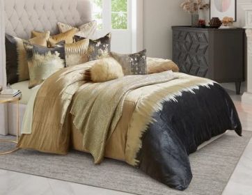 Mira Queen Stone Charcoal Duvet