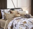 Mori King Ivory Modern Abstract Duvet