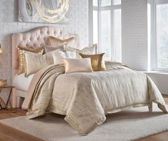 Naja Queen Ivory Gold Duvet Set