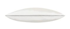 Noah White Silver Velvet Pillow