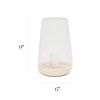 White Wired Mesh Uplight Table Lamp