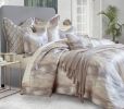 Opal King Grey And Gold Duvet