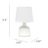 Mini Bocksbeutal Concrete Tabletop Lamp, Off White