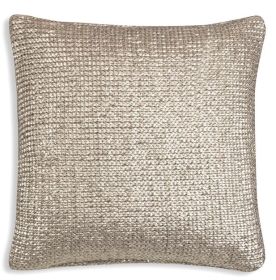 Piper Acrylic Knit Gold Pillow