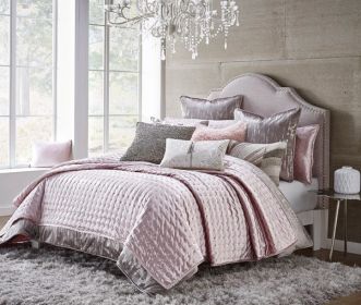 Prato King Pink Quilt Set