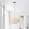 Circular Rattan Ceiling Pendant