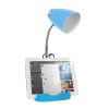 Gooseneck Organizer Desk Lamp with Holder, Blue