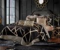 Rica King Black And Gold Duvet