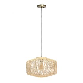 Circular Rattan Ceiling Pendant