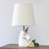 Sparkling Rainbow and White Unicorn Table Lamp