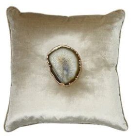 Agate Cashmere Velvet Pillow