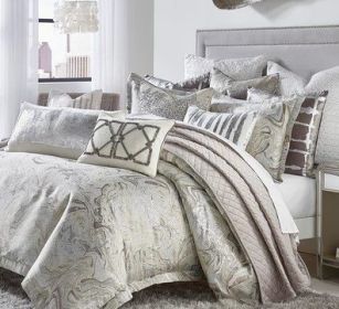 Theo King Grey Duvet Set