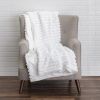 Lux White Throw 60"x50"