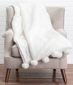 Snow Ivory Throw 60"x50"