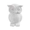 Porcelain Wise Owl Shaped Animal Light Tabletop Lamp