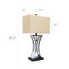 Chrome Executive Business Tabletop Lamp