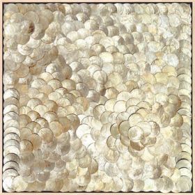 Home Decor Laguna Ivory Disc Wall Art