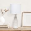 Alsace Bottle Lamp, Off White