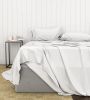 Bamboo and Cotton 4-Piece Sheet Set California King White