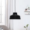 Industrial Barn Ceiling Pendant, Black