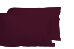 Luxurious Viscose from 100% Bamboo 2-Piece Pillowcase Set Queen Merlot