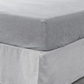 Premium Belgium Flax Linen 4-Peice Sheet Sets King Cloud