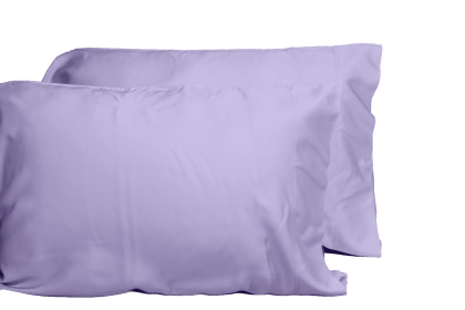 Luxurious Viscose from 100% Bamboo 2-Piece Pillowcase Set King Amethyst