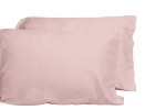 Luxurious Viscose from 100% Bamboo 2-Piece Pillowcase Set King Pale Rose