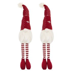 2pcs Christmas Gnomes Decorations, Christmas Table Home Ornaments for Holiday Party Gifts