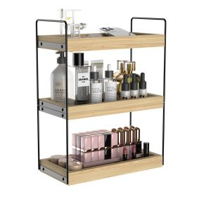 3 Tier Bathroom Counter Organizer, Countertop Bathroom Organizer and Storage Shelf, Bathroom Counter Tray and Vanity Organizer