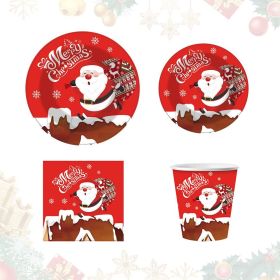 Christmas Party Supplies Paper Plates