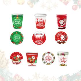 30 PCS Christmas Paper Plates