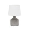 Mini Bocksbeutal Concrete Tabletop Lamp, Gray