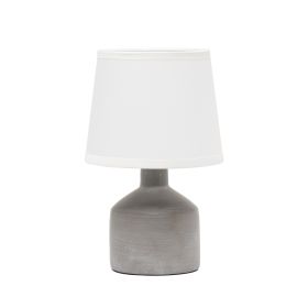 Mini Bocksbeutal Concrete Tabletop Lamp, Gray