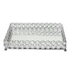 Elipse Crystal and Chrome Mirrored Vanity Tray