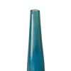 3 Madison Park Aurora Blue and Bronze Decorative Glass Vases